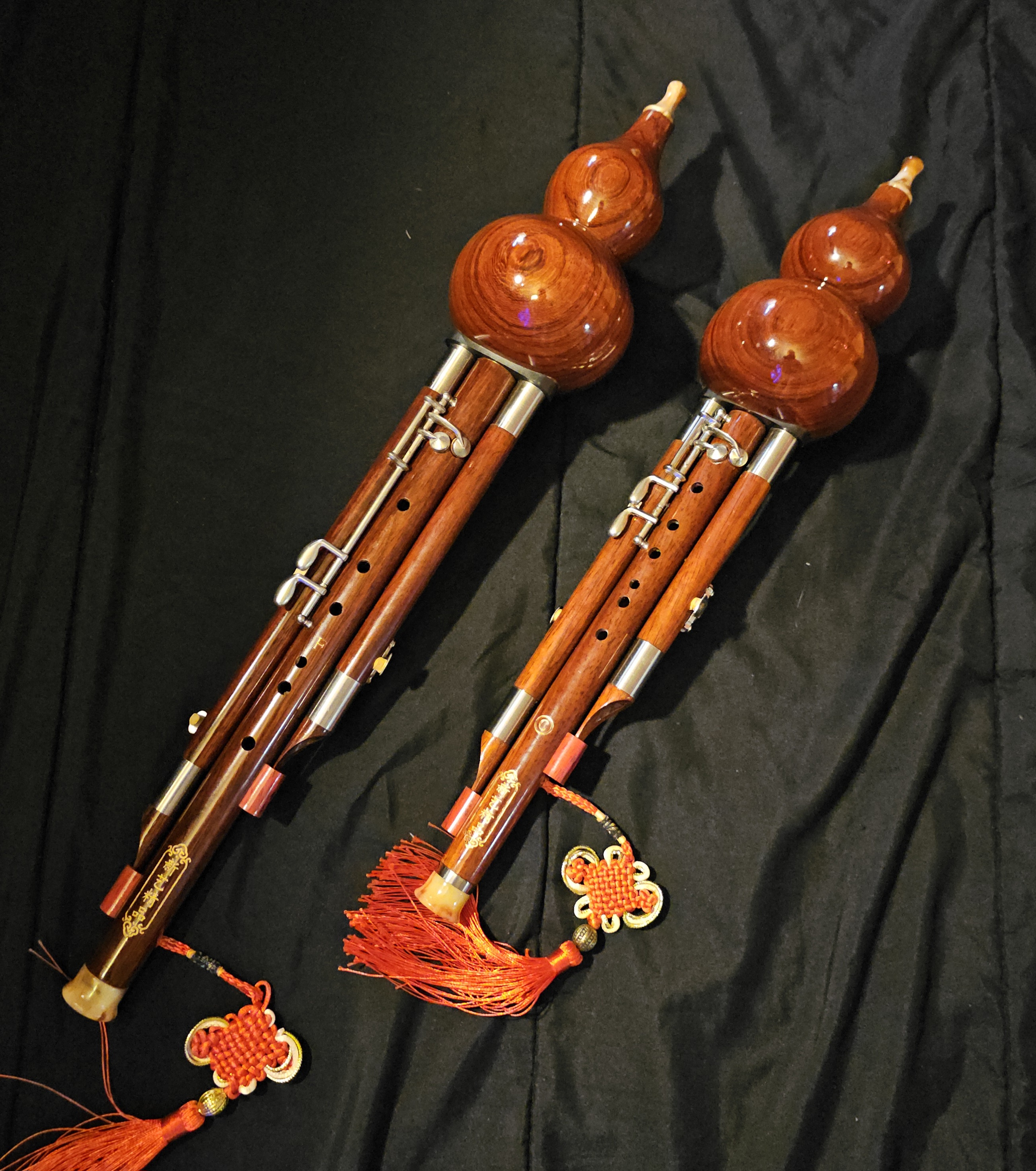 Close-up of Chinese Hulusi